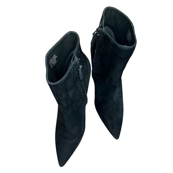 TORY BURCH SCULPTED WEDGE ANKLE BOOTS  in Nero/Black NWOB Size 8 1/2 - Picture 6 of 10